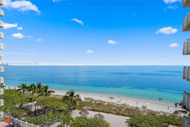 1111 Crandon Blvd Unit B506, Key Biscayne, FL 33149 - water view with nearby beach