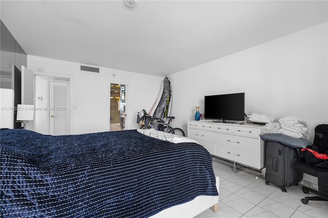 1111 Crandon Blvd Unit B506, Key Biscayne, FL 33149 - bedroom with light marble finish flooring