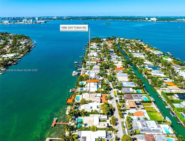 1690 Daytonia Rd, Miami Beach, FL 33141 - bird's eye view of a large body of water