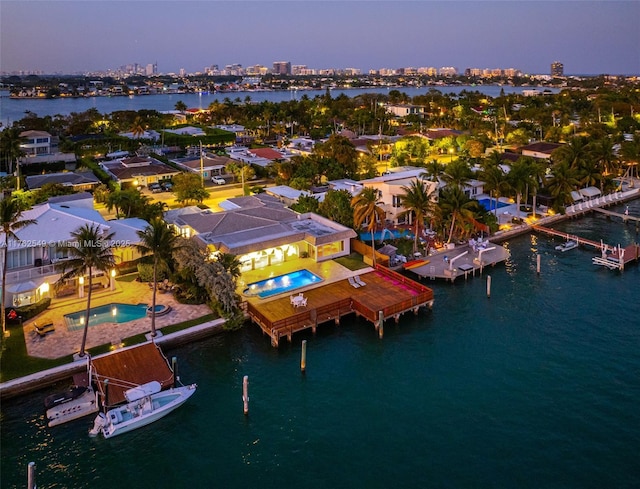 1690 Daytonia Rd, Miami Beach, FL 33141 - drone / aerial view of a large body of water