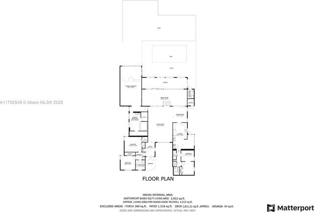 1690 Daytonia Rd, Miami Beach, FL 33141 - floor plan / room layout