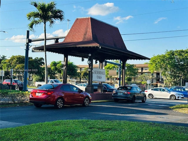 view of car parking