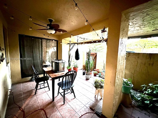 9015 SW 125th Ave Unit N109, Miami, FL 33186 - view of patio with a ceiling fan