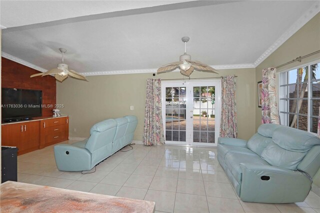 116 SW 135th Ave, Miami, FL 33184 - entryway with a textured ceiling, french doors, and tile patterned flooring