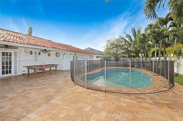 116 SW 135th Ave, Miami, FL 33184 - view of pool with a fenced backyard and a fenced in pool