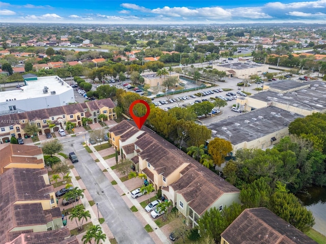 birds eye view of property featuring a residential view