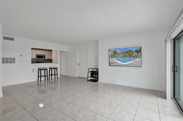 living room with visible vents