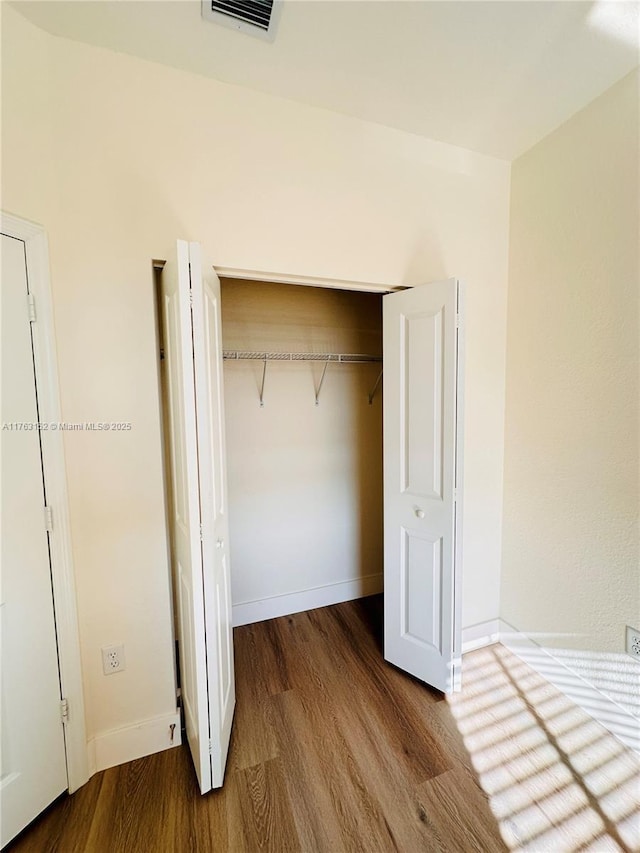 closet with visible vents