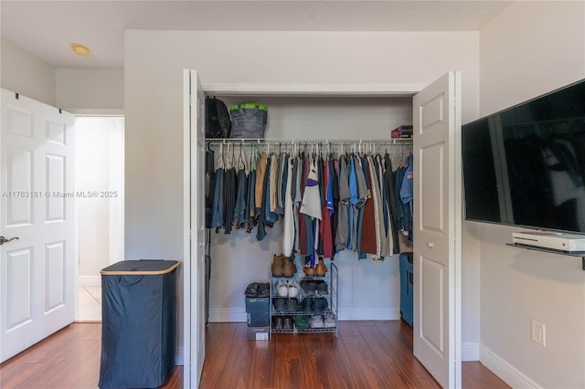 view of closet