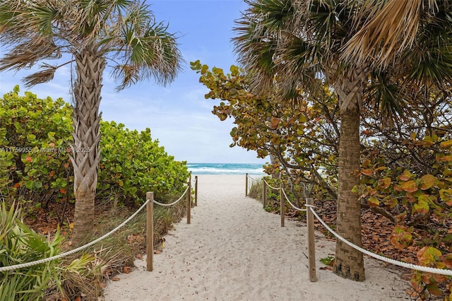 water view with a beach view