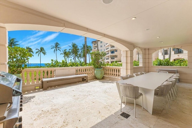 view of patio / terrace with grilling area