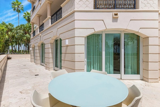 view of patio / terrace with outdoor dining area