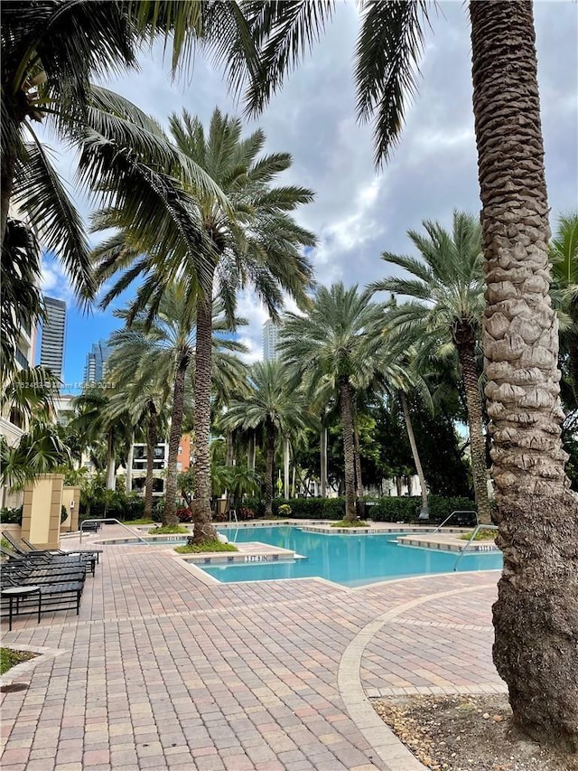 community pool featuring a patio