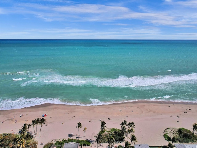 water view with a beach view