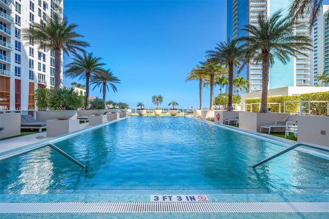 view of community pool