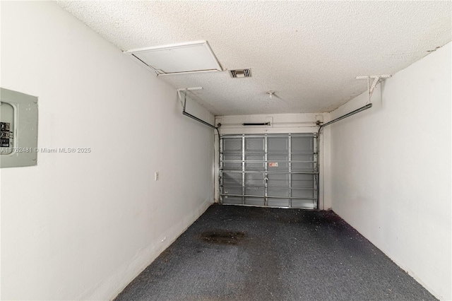 garage featuring visible vents