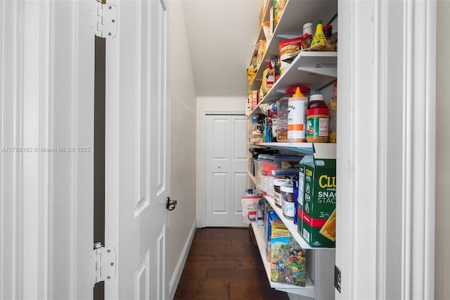 view of pantry