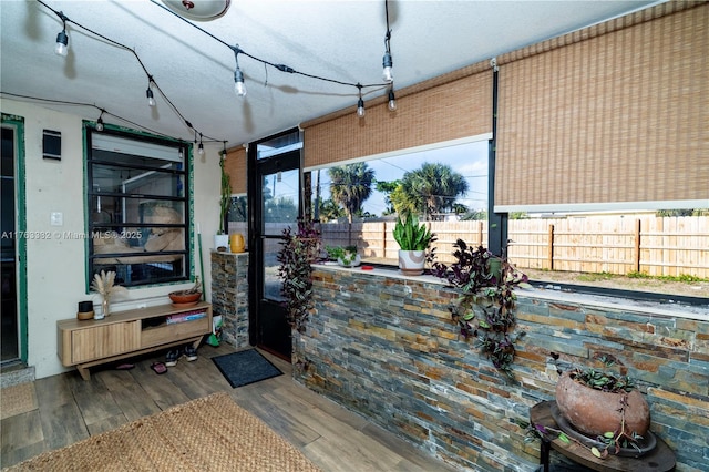 view of patio / terrace with fence