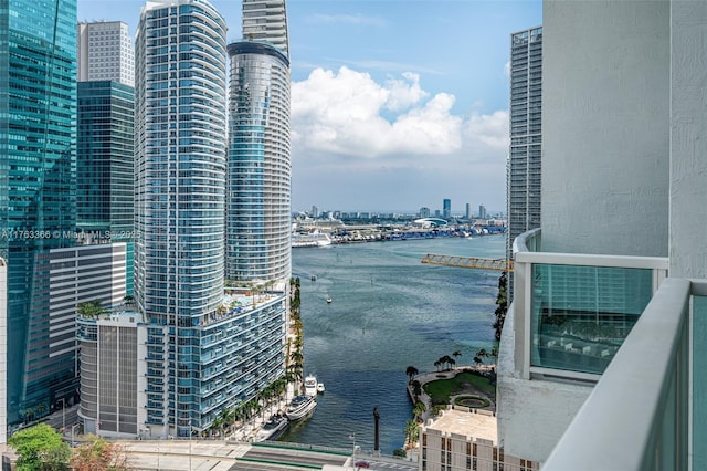 41 SE 5th St Unit 1815, Miami, FL 33131 - water view with nearby urban area