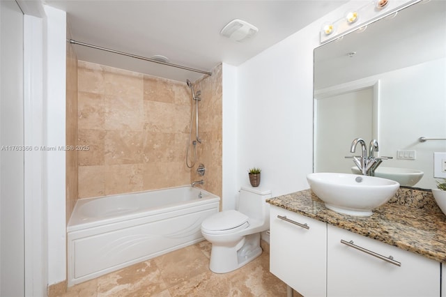 41 SE 5th St Unit 1815, Miami, FL 33131 - full bath featuring toilet, vanity, and shower / washtub combination