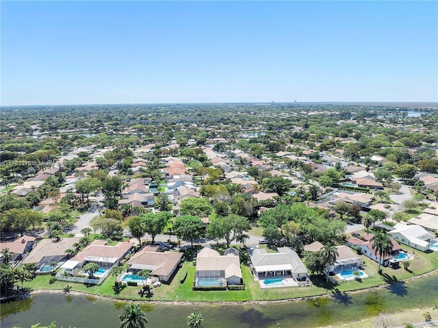 birds eye view of property featuring a residential view