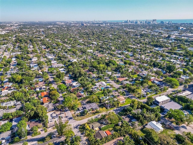 bird's eye view featuring a residential view