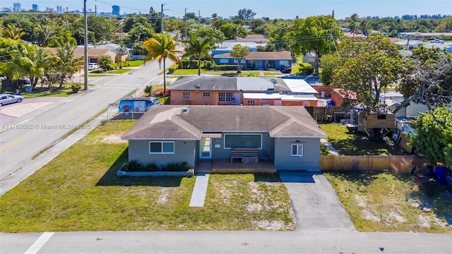 birds eye view of property featuring a residential view