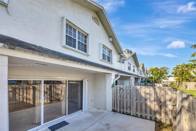 view of patio / terrace with fence