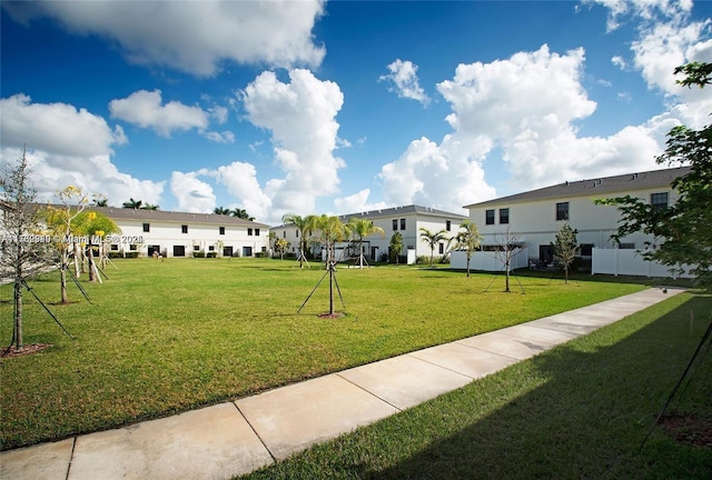 surrounding community featuring a yard