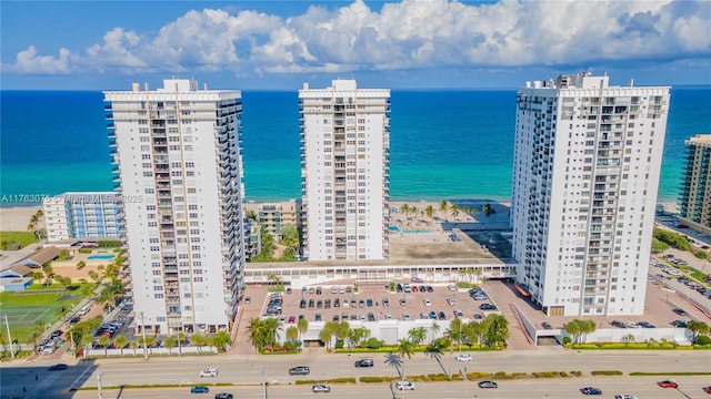 2201 S Ocean Dr Unit 1106, Hollywood, FL 33019 - bird's eye view featuring a view of city and a water view