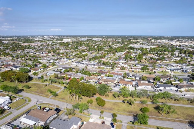 aerial view featuring a residential view