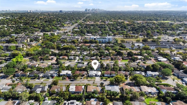 birds eye view of property featuring a residential view