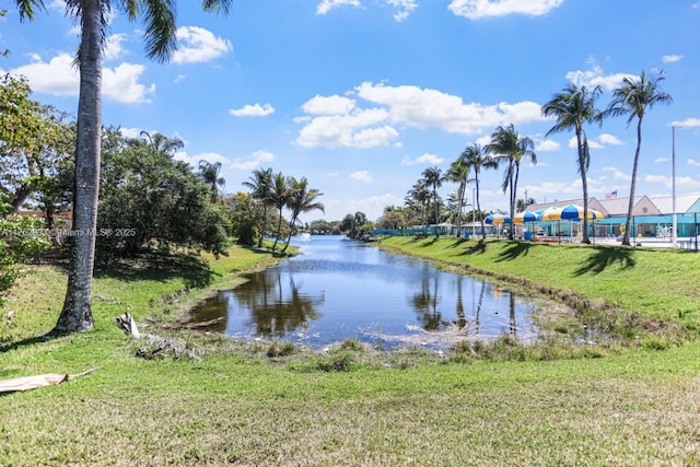 property view of water