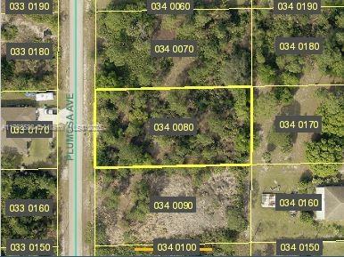 1408 Plumosa Ave, Lehigh Acres FL, 33972 land for sale