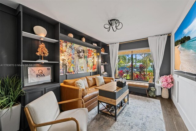 2395 SE 6th St, Pompano Beach, FL 33062 - living area featuring wood finished floors