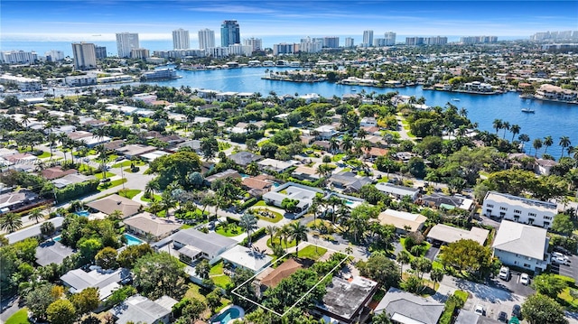 2395 SE 6th St, Pompano Beach, FL 33062 - aerial view with a city view and a water view