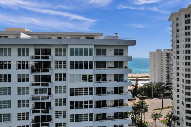 view of property featuring a water view