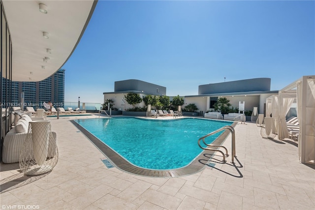 community pool featuring a patio