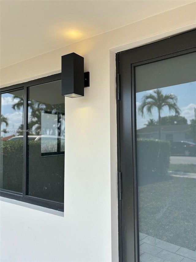 details with stucco siding