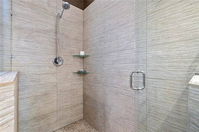 7546 NW 18th Dr, Pembroke Pines, FL 33024 - bathroom featuring a stall shower, a sink, two vanities, a bath, and tile patterned flooring