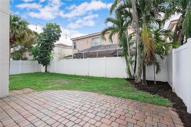 view of patio / terrace featuring a fenced backyard