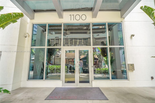 1100 S Miami Ave Unit 1103, Miami, FL 33130 - property entrance with french doors