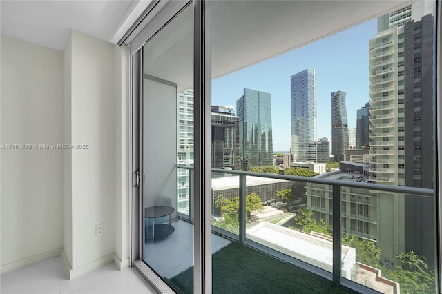 1100 S Miami Ave Unit 1103, Miami, FL 33130 - balcony featuring a skyline view