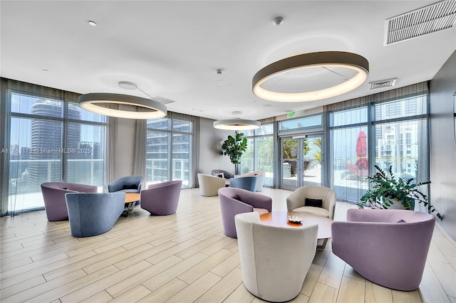 1100 S Miami Ave Unit 1103, Miami, FL 33130 - building lobby with expansive windows