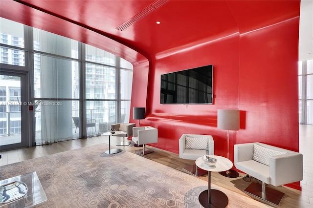 1100 S Miami Ave Unit 1103, Miami, FL 33130 - common area with floor to ceiling windows