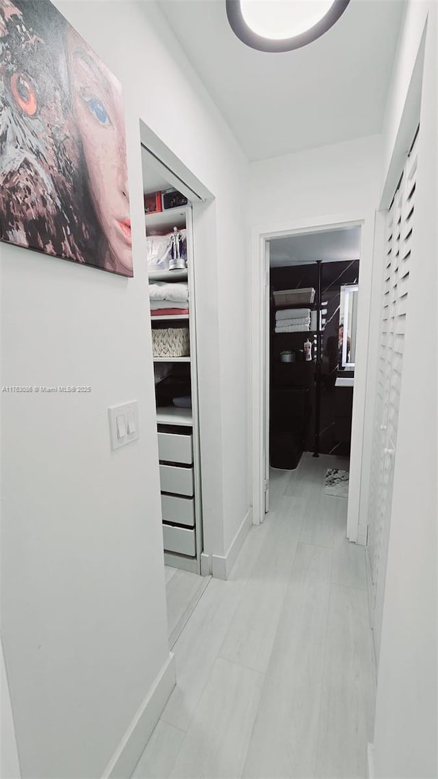 2821 N Miami Beach Blvd Unit 4F, North Miami Beach, FL 33160 - hall featuring baseboards