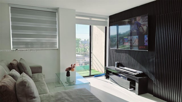 view of living area