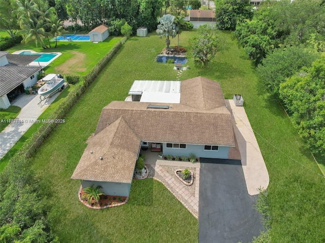 13390 SW 26th St, Davie, FL 33325 - view of subject property featuring a pool