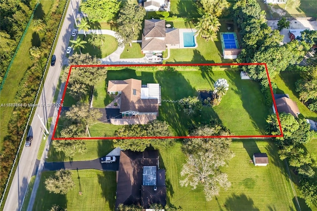 13390 SW 26th St, Davie, FL 33325 - view of property location featuring property boundaries highlighted