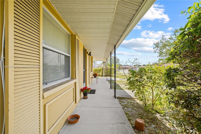 view of patio / terrace featuring a porch